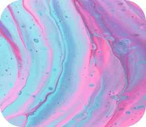 Pink and blue marbled artwork